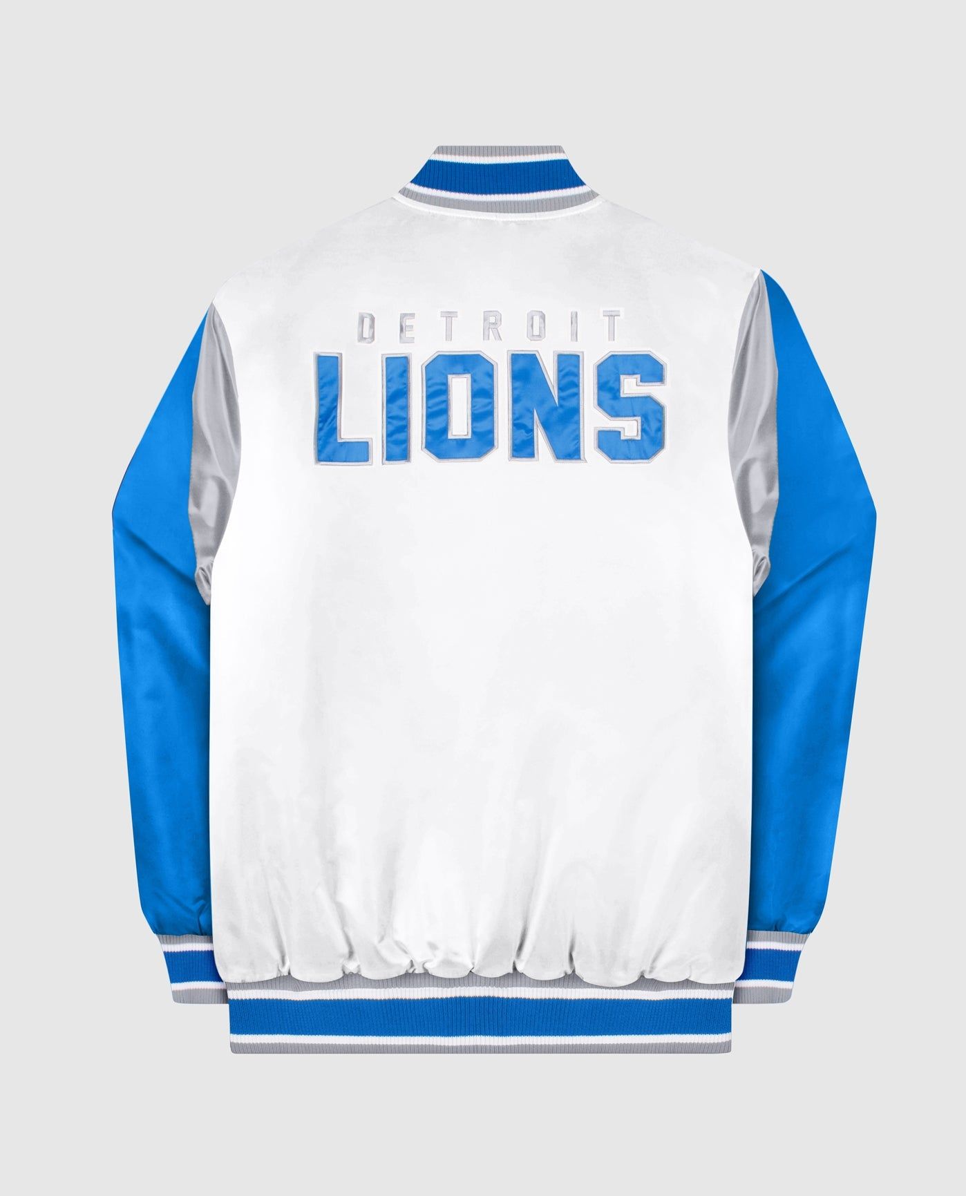 Detroit Lions Satin Full-Snap Jacket sold by Starter product image thumbnail 4