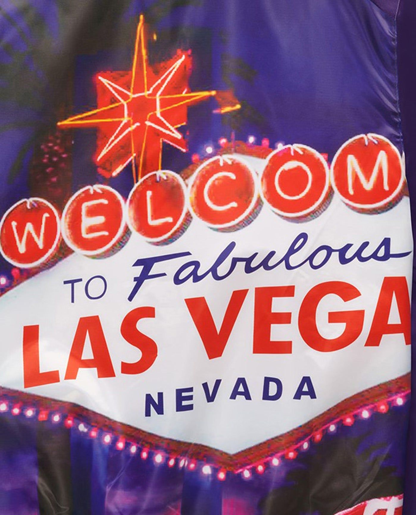 Super Bowl LVIII Welcome to Las Vegas Satin Full-Snap Varsity Jacket sold by Starter product image thumbnail 3