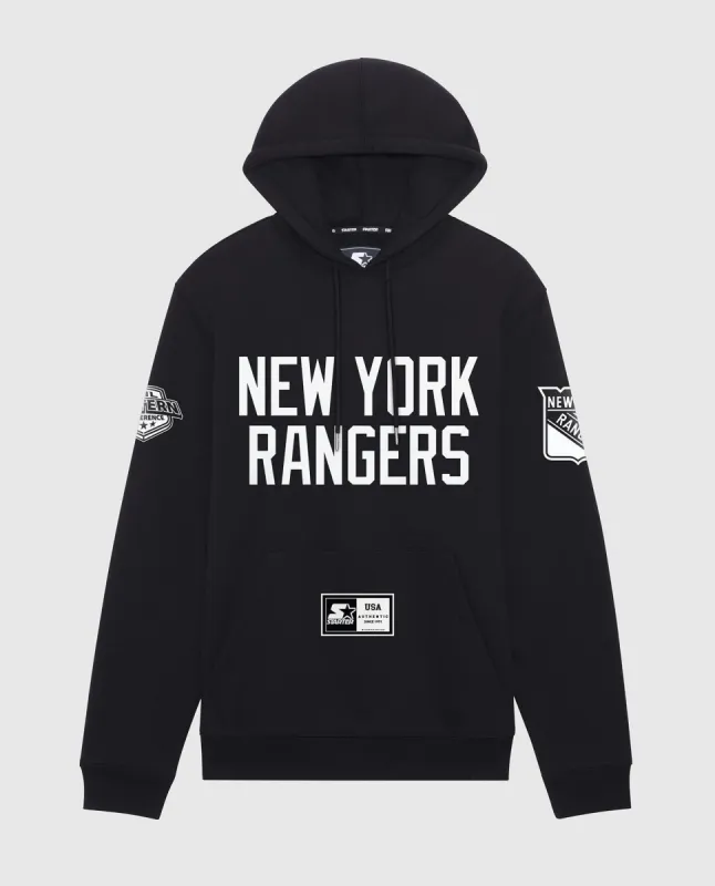 New York Rangers Hat Trick Hoodie sold by Starter