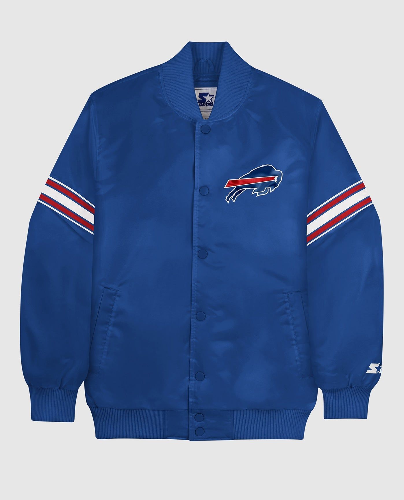 Buffalo Bills Varsity Satin Full-Snap Jacket sold by Starter