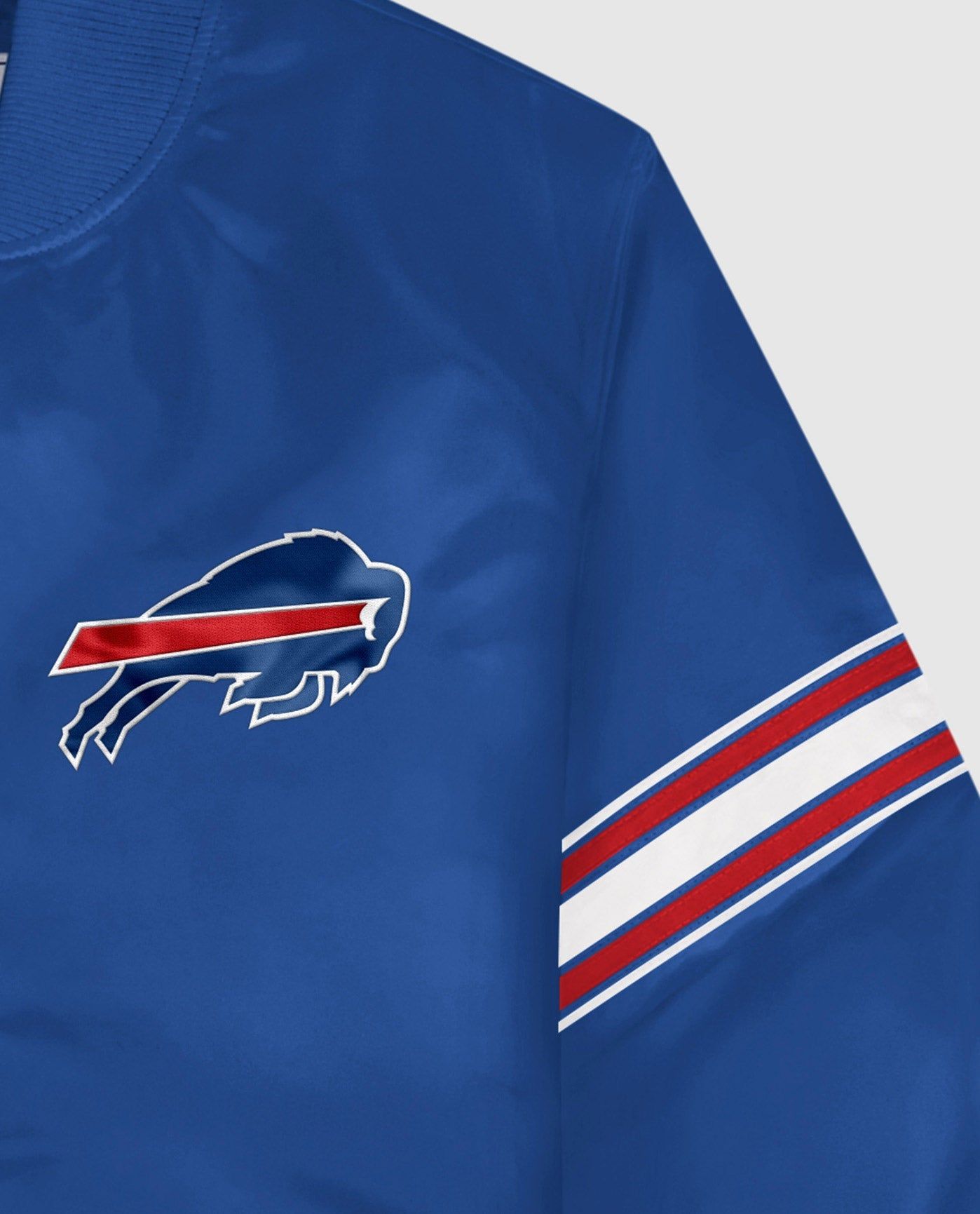 Buffalo Bills Varsity Satin Full-Snap Jacket sold by Starter product image thumbnail 2