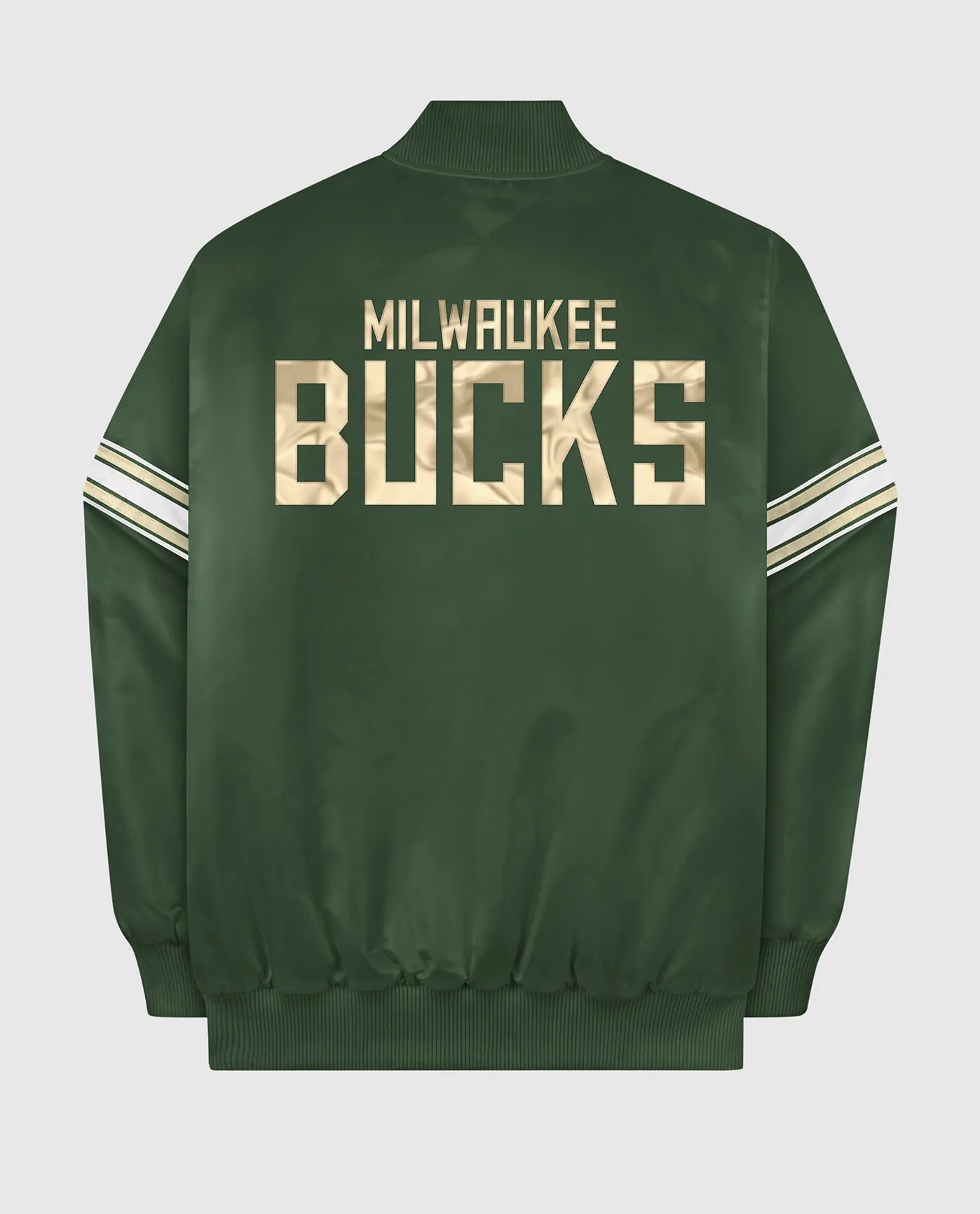 Milwaukee Bucks Varsity Satin Full-Snap Jacket sold by Starter product image thumbnail 4