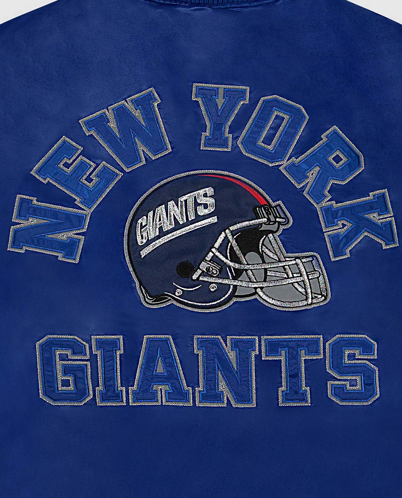 New York Giants Varsity Satin Full-Snap Jacket sold by Starter product image thumbnail 3