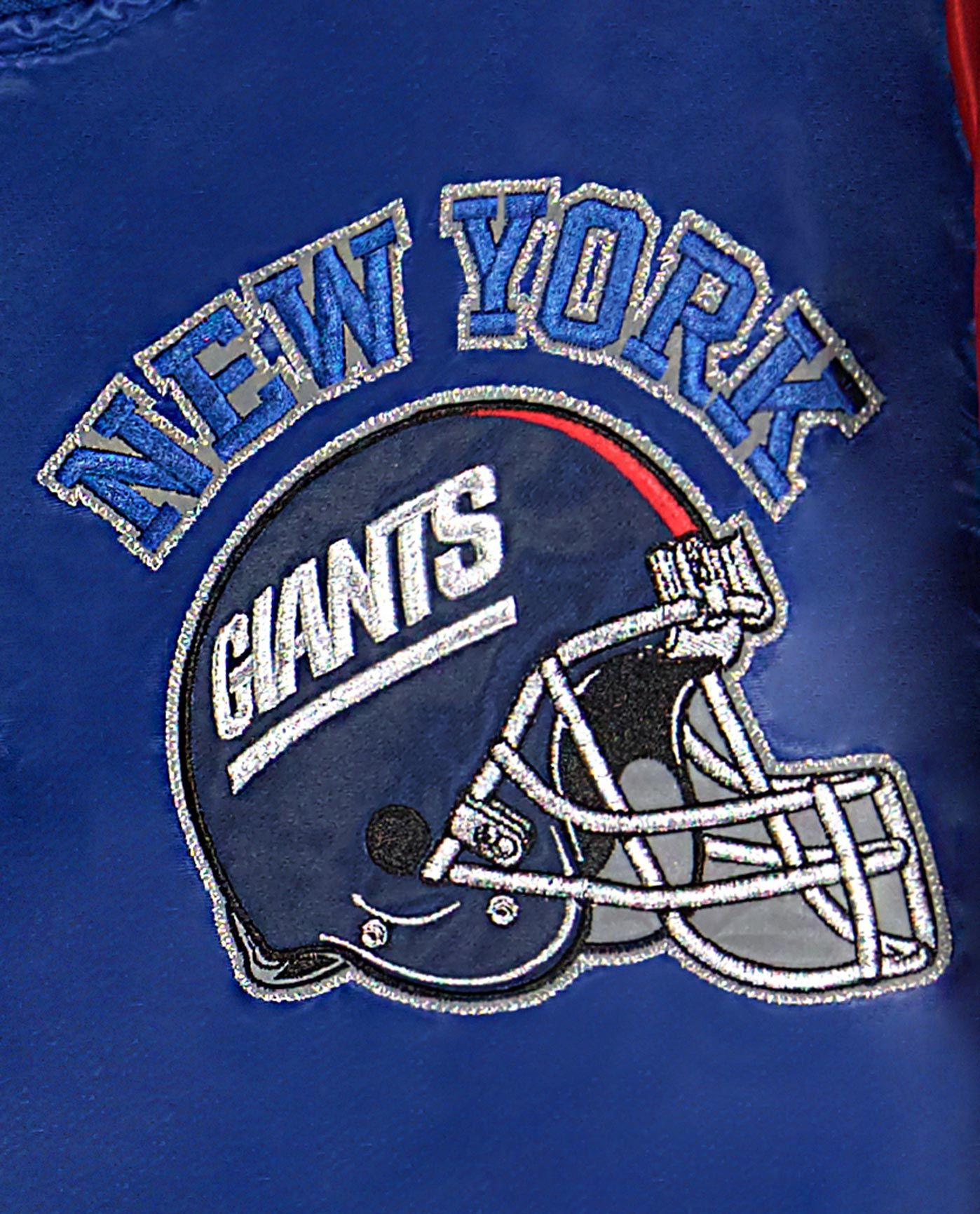 New York Giants Varsity Satin Full-Snap Jacket sold by Starter product image thumbnail 2