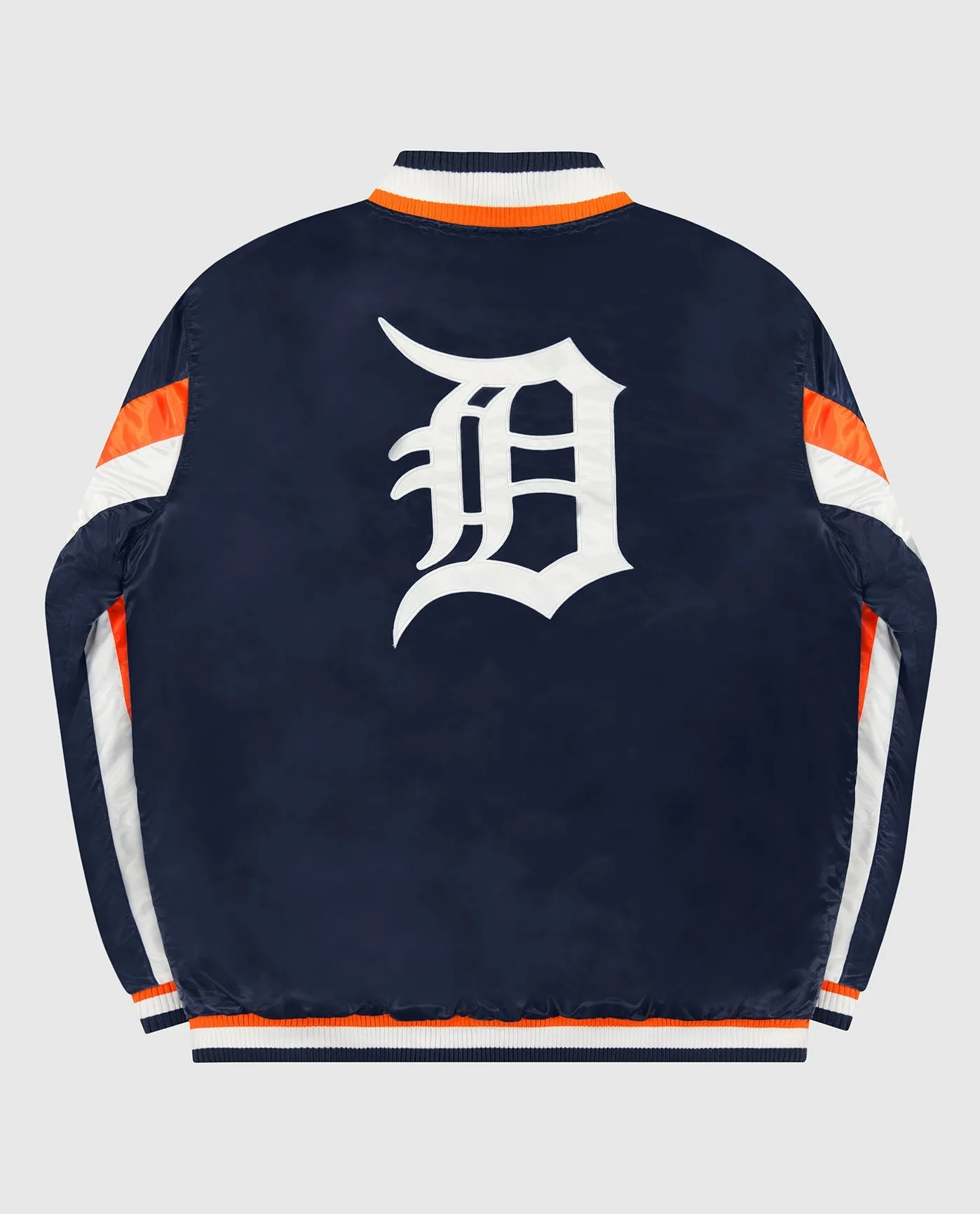 Detroit Tigers Varsity Satin Full-Snap Ace Jacket sold by Starter product image thumbnail 4
