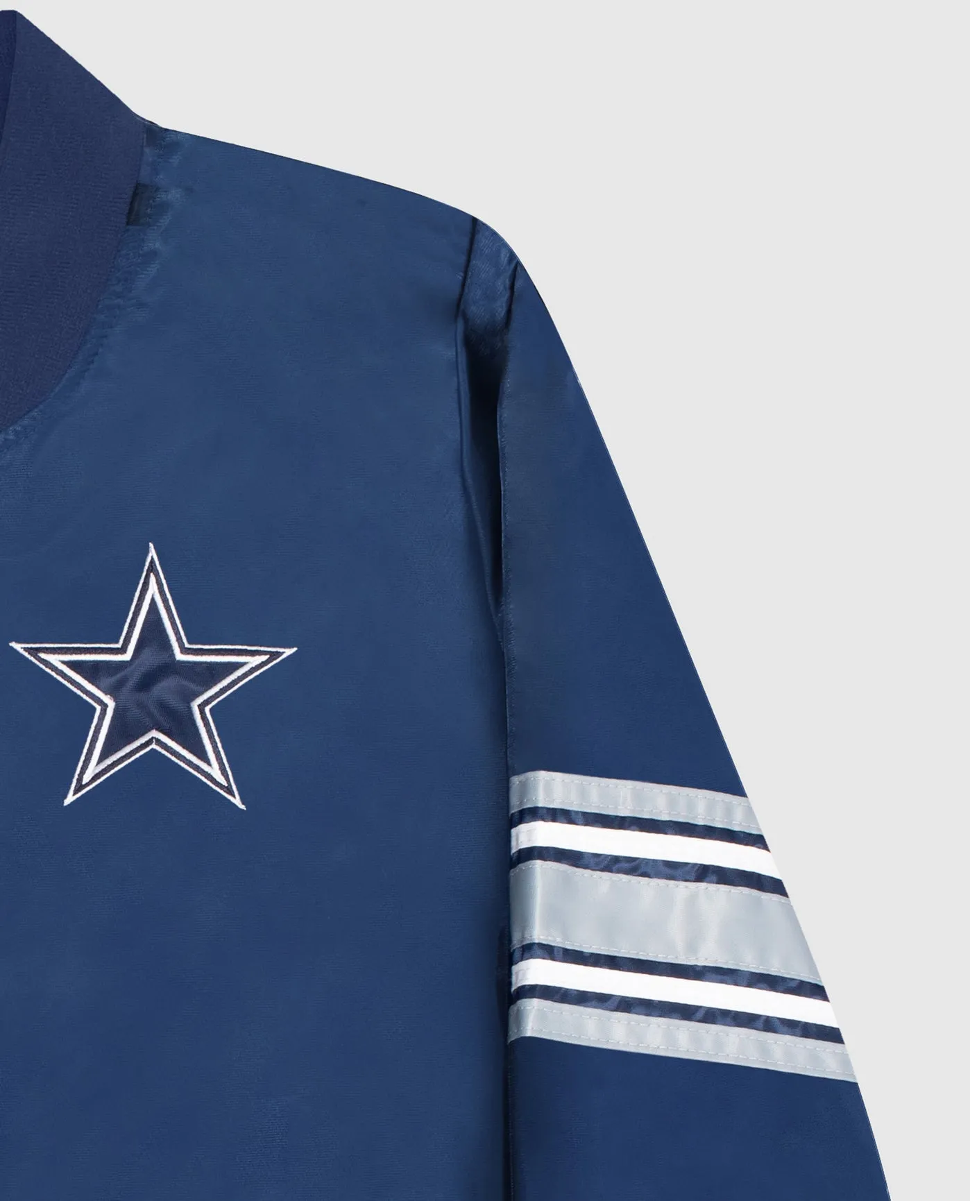 Women's Dallas Cowboys Snap-Front Satin Jacket sold by Starter product image thumbnail 2