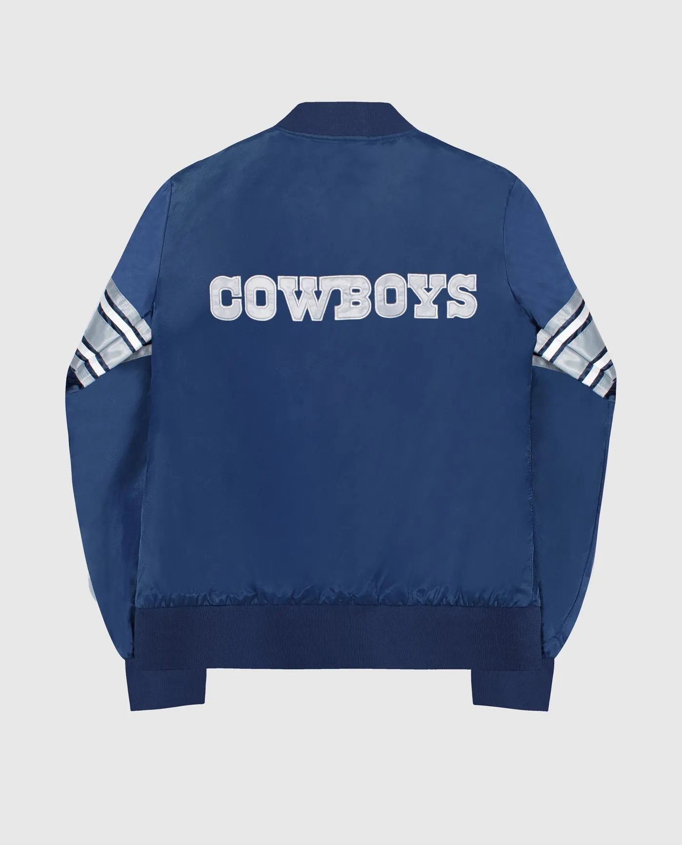 Women's Dallas Cowboys Snap-Front Satin Jacket sold by Starter product image thumbnail 4