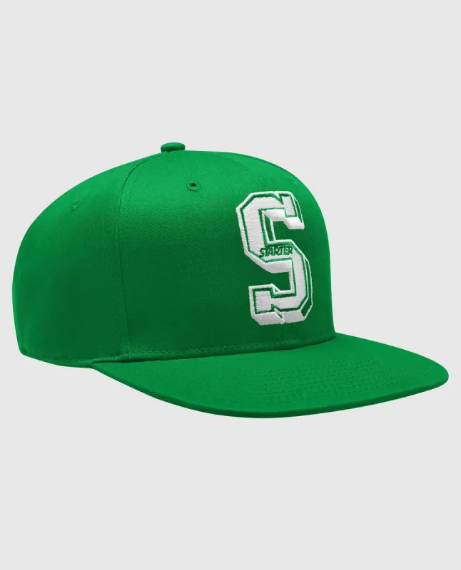 Starter Horizon Snapback Hat Green sold by Starter