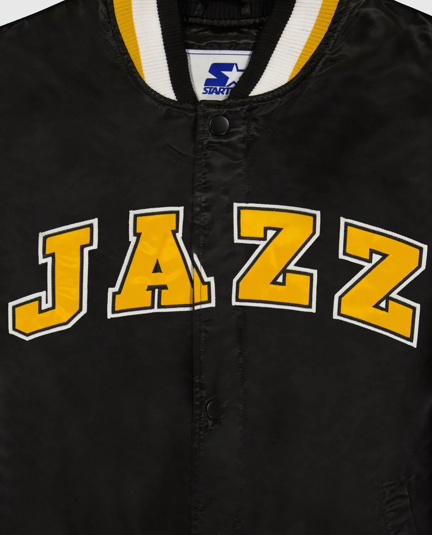 Utah Jazz Varsity Satin Full-Snap Ace Jacket sold by Starter product image thumbnail 2