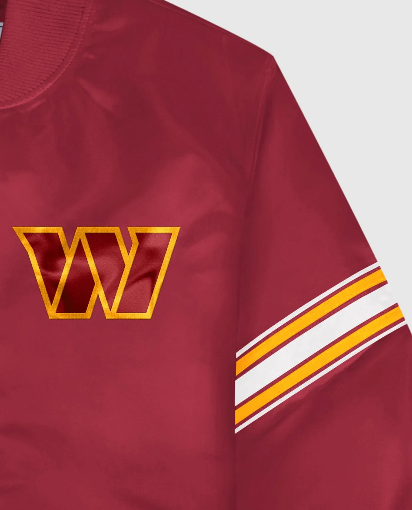 Washington Commanders Varsity Satin Full-Snap Jacket sold by Starter product image thumbnail 2