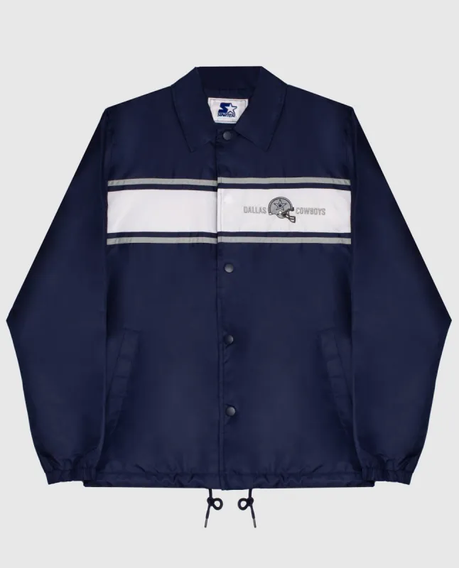 Dallas Cowboys Snap-Front Collared Jacket sold by Starter