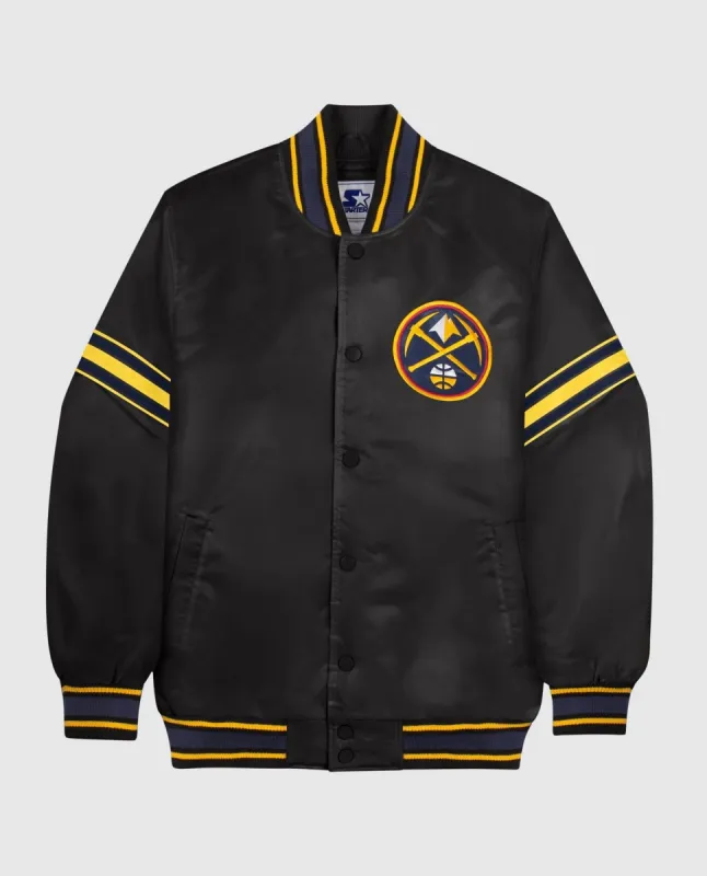 Denver Nuggets Satin Full-Snap Jacket sold by Starter