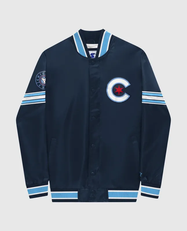 City Connect Chicago Cubs Satin Full-Snap Jacket sold by Starter