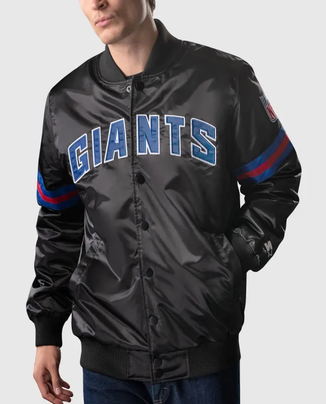 New York Giants NYC Lights Satin Full-Snap Jacket sold by Starter