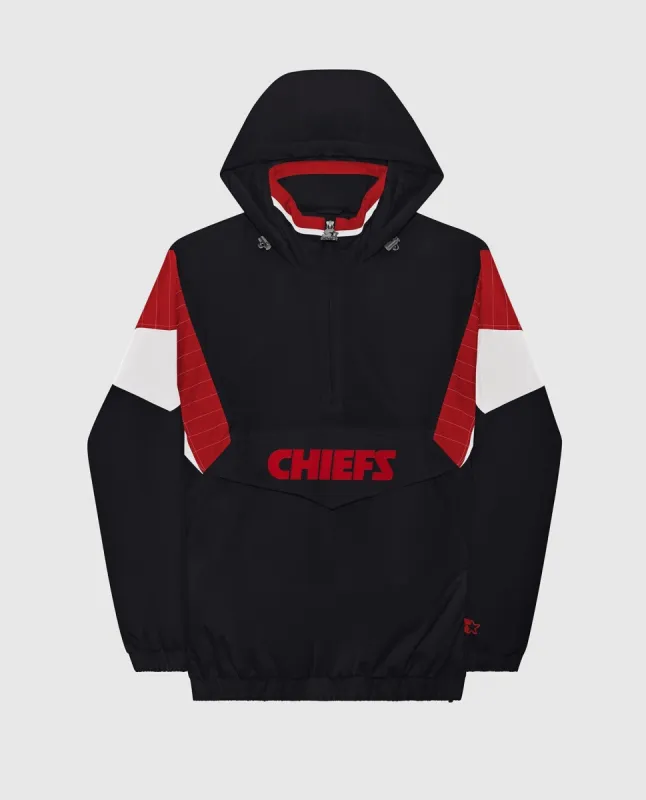 Kansas City Chiefs Breakaway Nylon Half-Zip Jacket sold by Starter