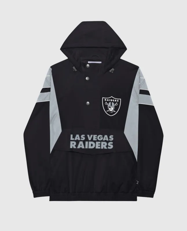 Las Vegas Raiders Home Team Half-Zip Jacket sold by Starter