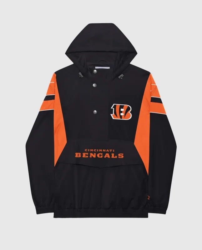 Cincinnati Bengals Home Team Half-Zip Jacket sold by Starter