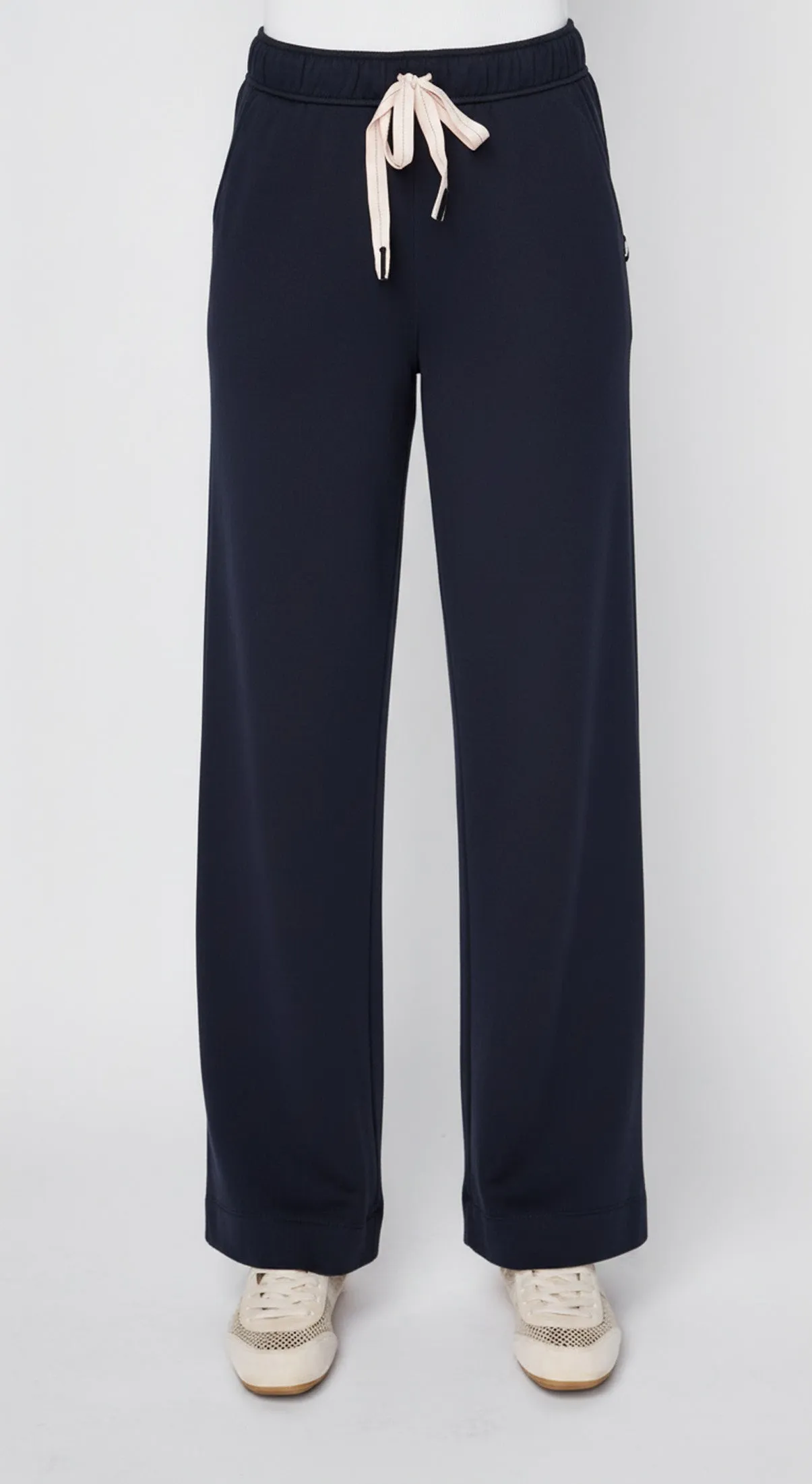 Softest Fleece Drawstring Pant in New Navy sold by Stateside