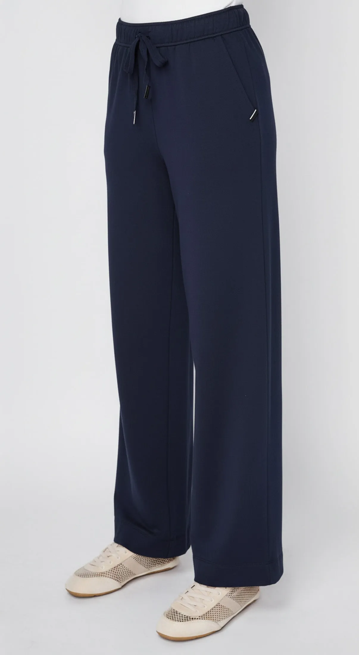 Softest Fleece Drawstring Pant in New Navy sold by Stateside product image thumbnail 2