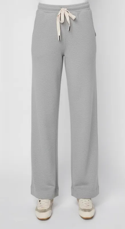 Softest Fleece Drawstring Pant in Heather Grey sold by Stateside