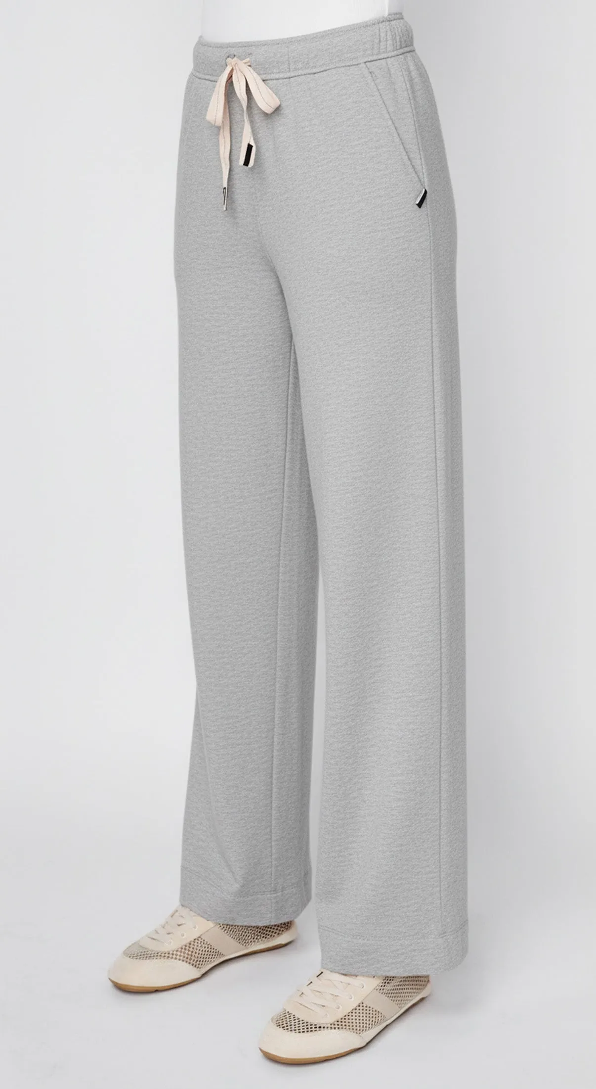 Softest Fleece Drawstring Pant in Heather Grey sold by Stateside product image thumbnail 2