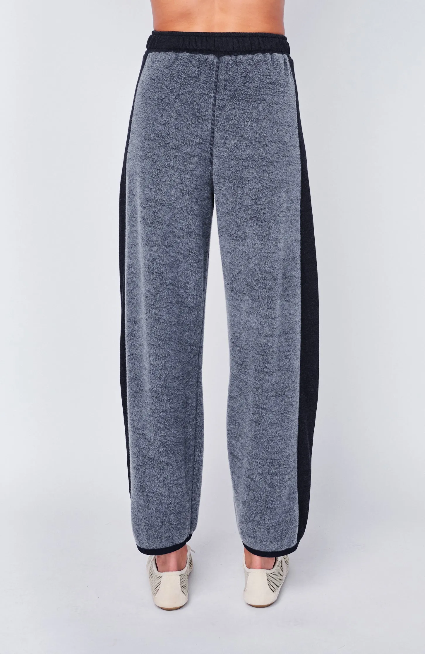 Plush Fleece Barrel Pant in New Navy sold by Stateside product image thumbnail 3