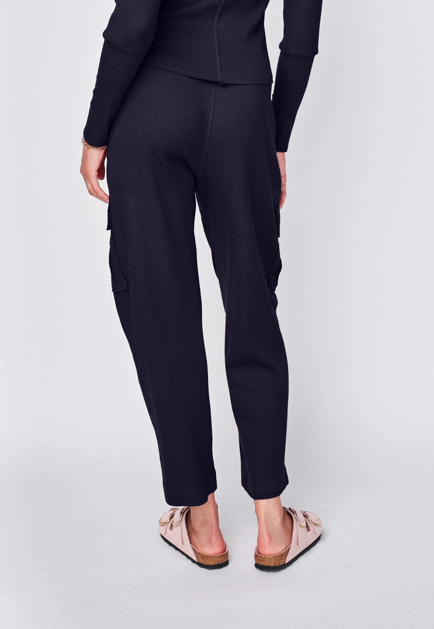 Micro Thermal Cargo Pants in New Navy sold by Stateside product image thumbnail 3