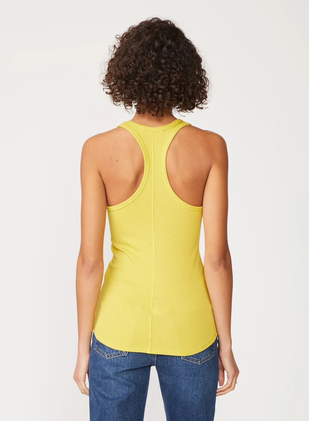 Stateside 2x1 Rib Racerback Tank in Dijon sold by Stateside product image thumbnail 3