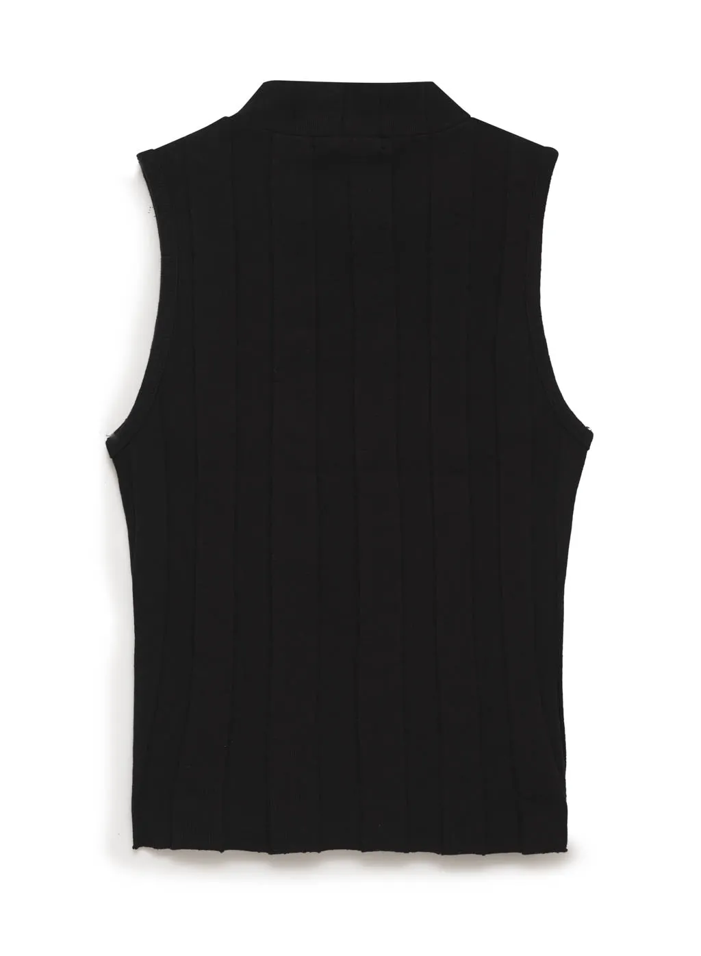 Box Pleat Mock Neck Top in Black sold by Stateside product image thumbnail 2