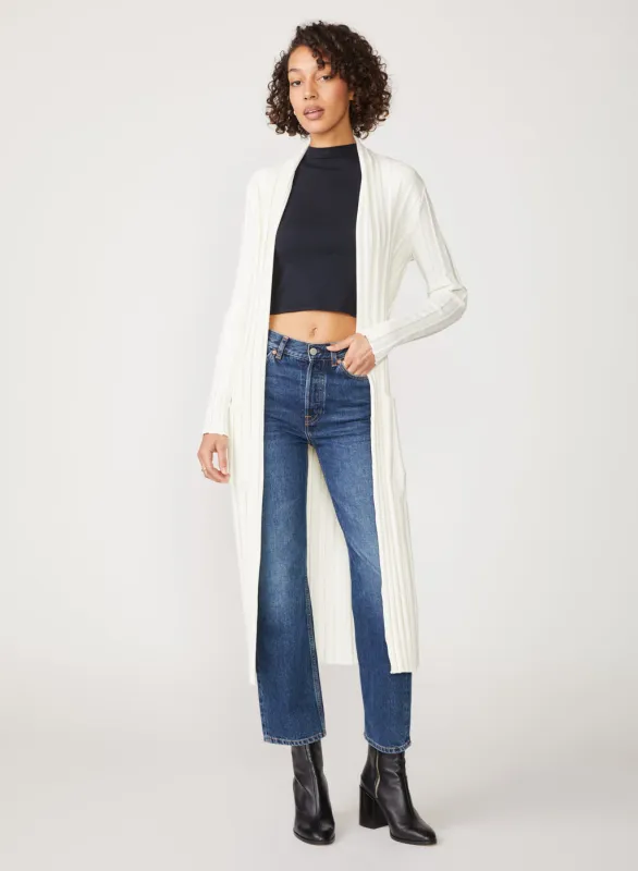 Box Pleat Duster in Cream sold by Stateside