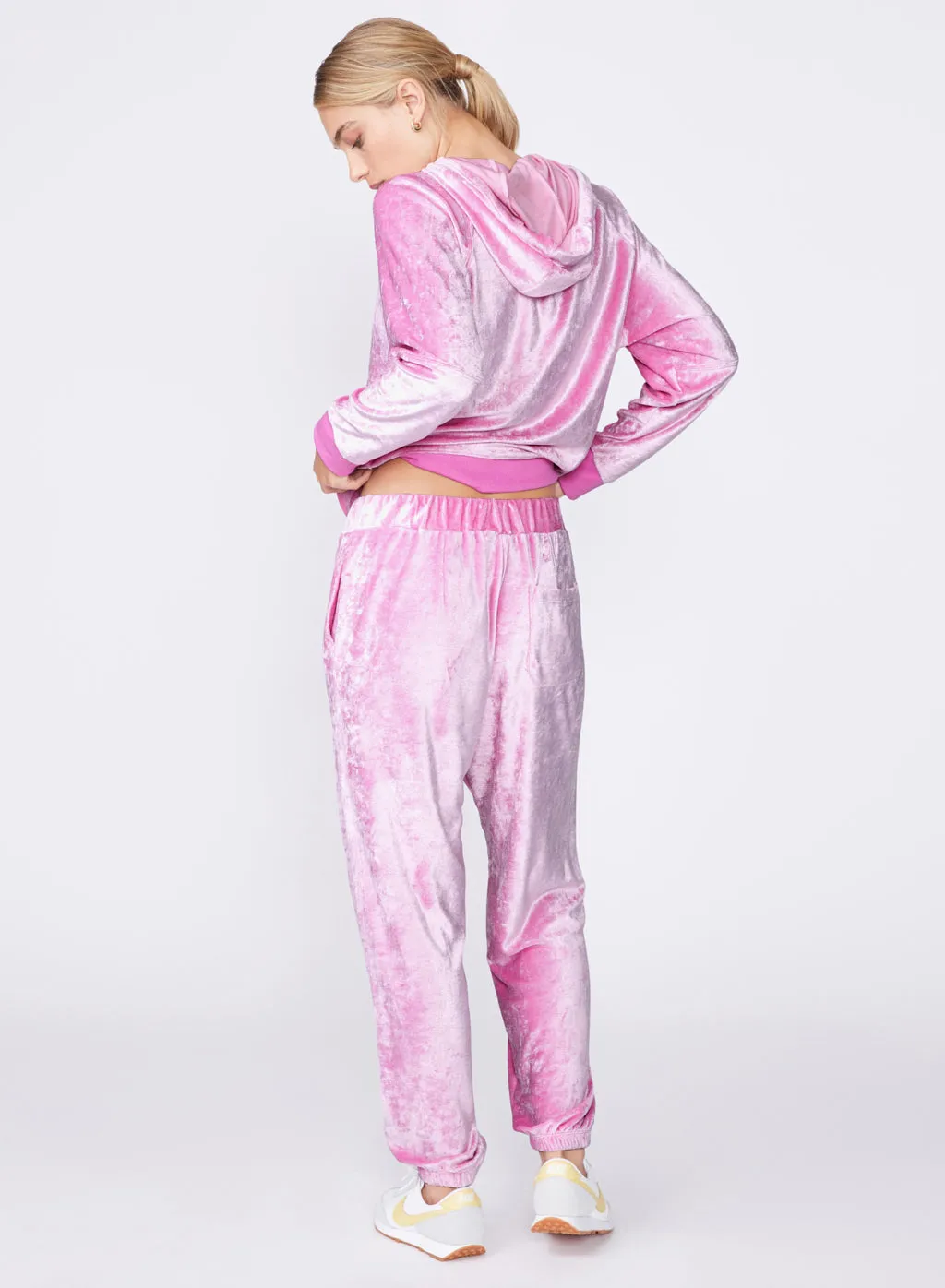 Stateside Bamboo Velour Sweatpant in Tulip sold by Stateside product image thumbnail 3