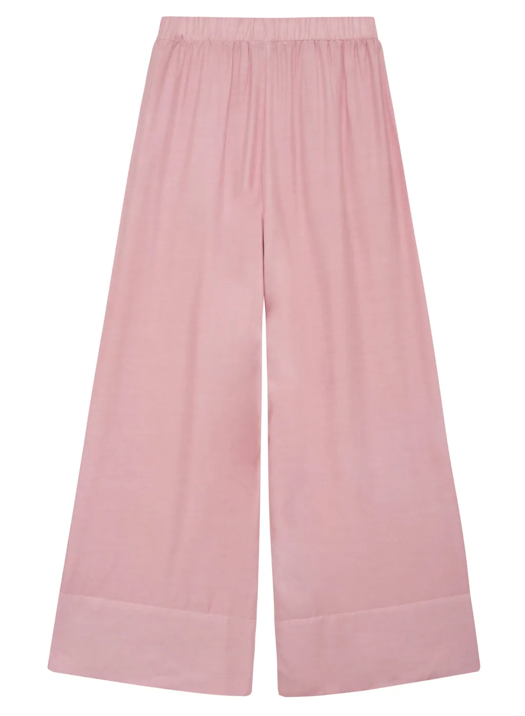 Viscose Satin Wide Leg Pant in Ballet sold by Stateside product image thumbnail 3