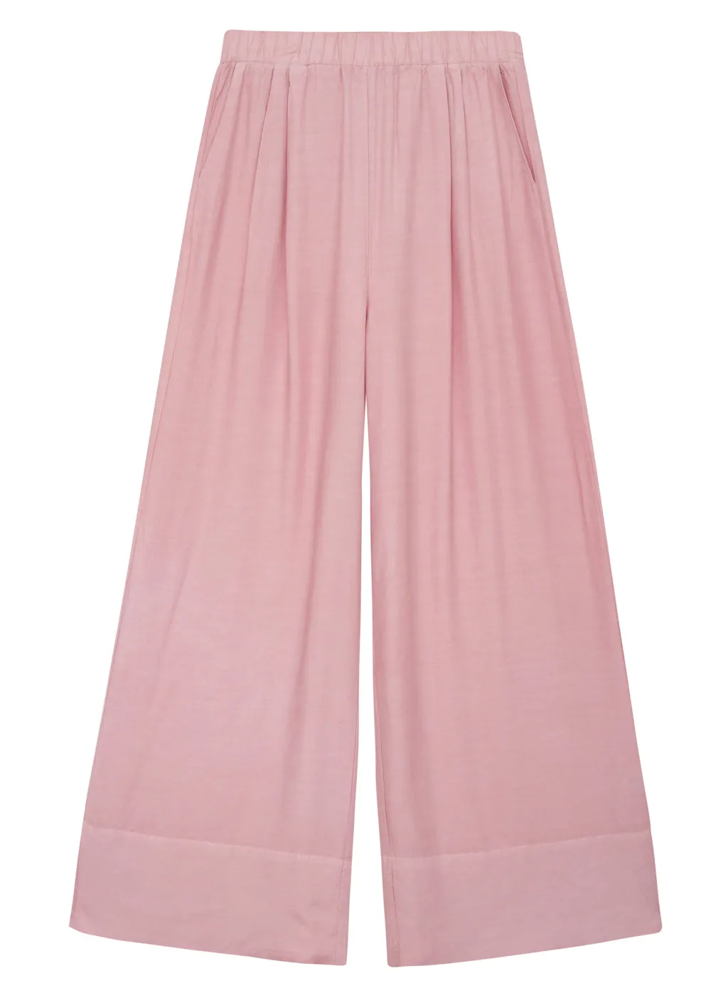 Viscose Satin Wide Leg Pant in Ballet sold by Stateside product image thumbnail 2