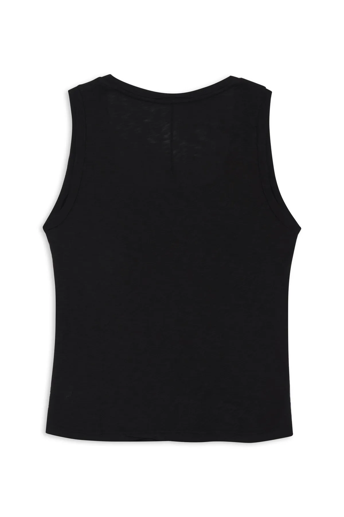 Supima Slub Square Neck Tank in Black sold by Stateside product image thumbnail 5