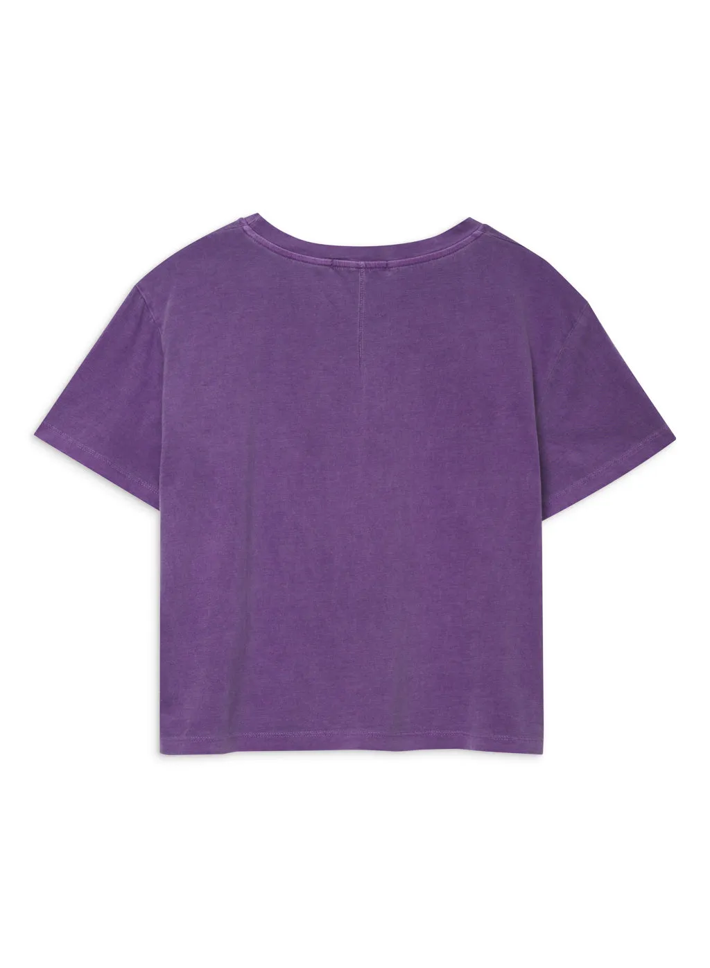 Cloud Jersey Short Sleeve Crew in Hyacinth sold by Stateside product image thumbnail 3