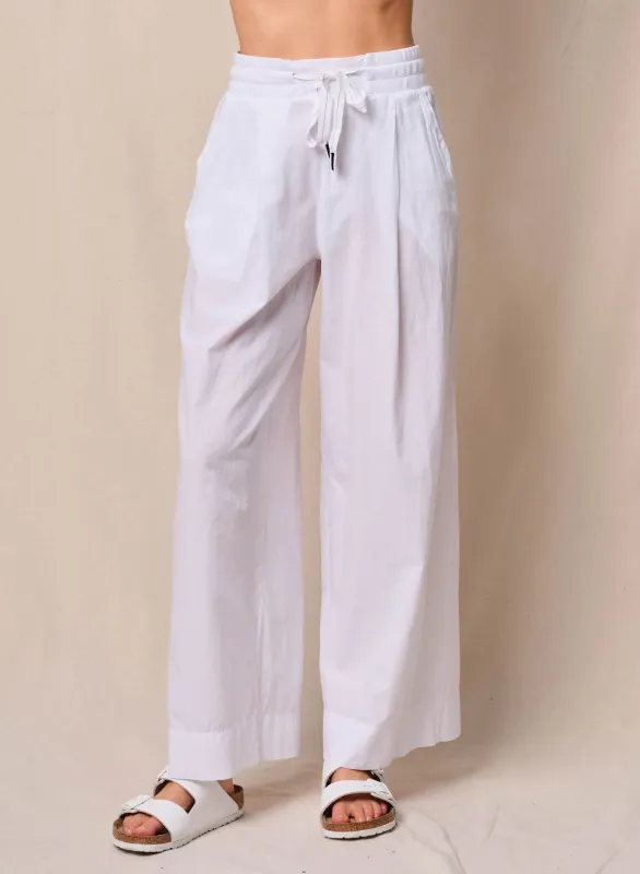 Voile Trouser in White sold by Stateside
