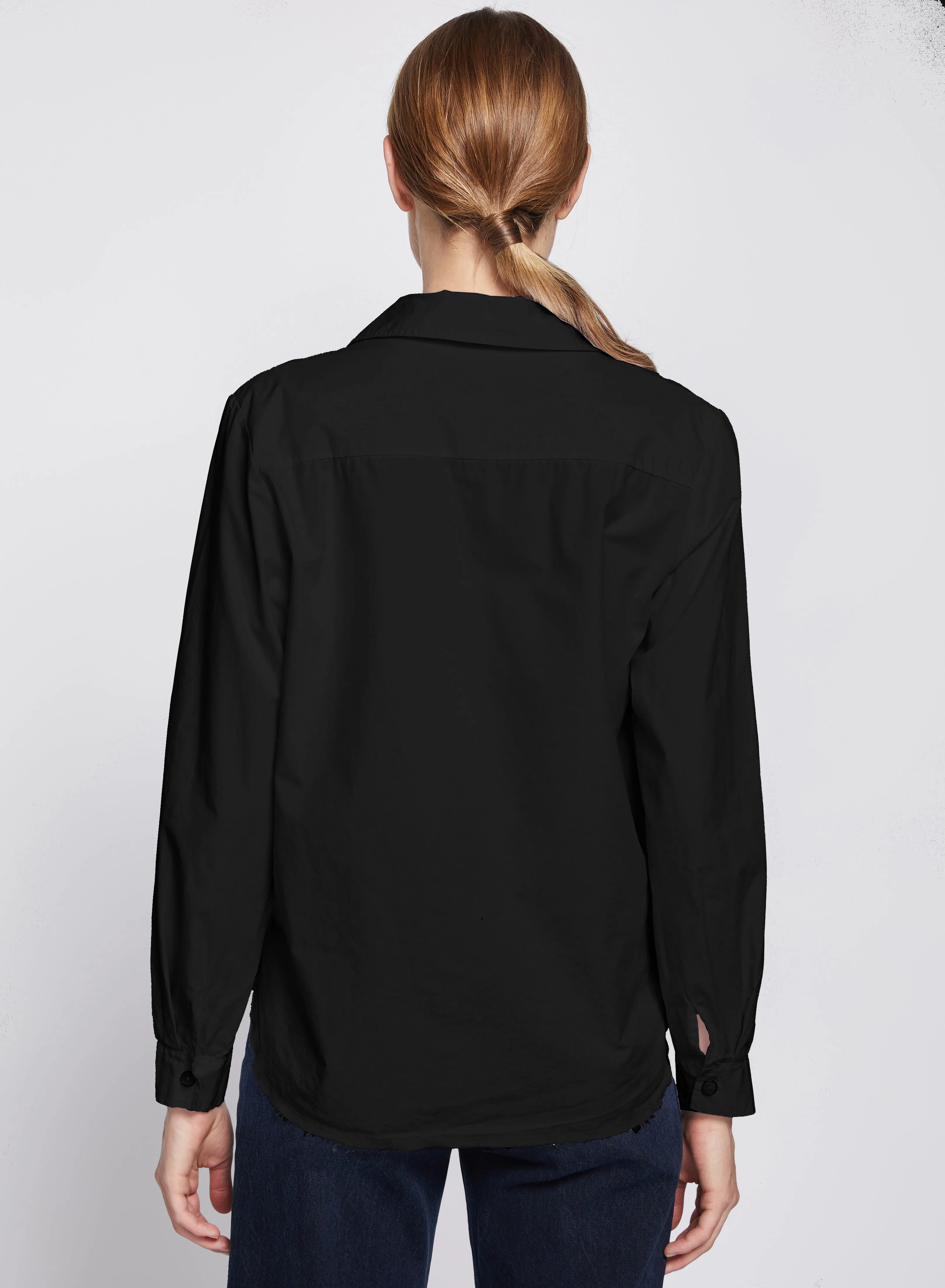 Fine Poplin Classic Shirt in Black sold by Stateside product image thumbnail 3