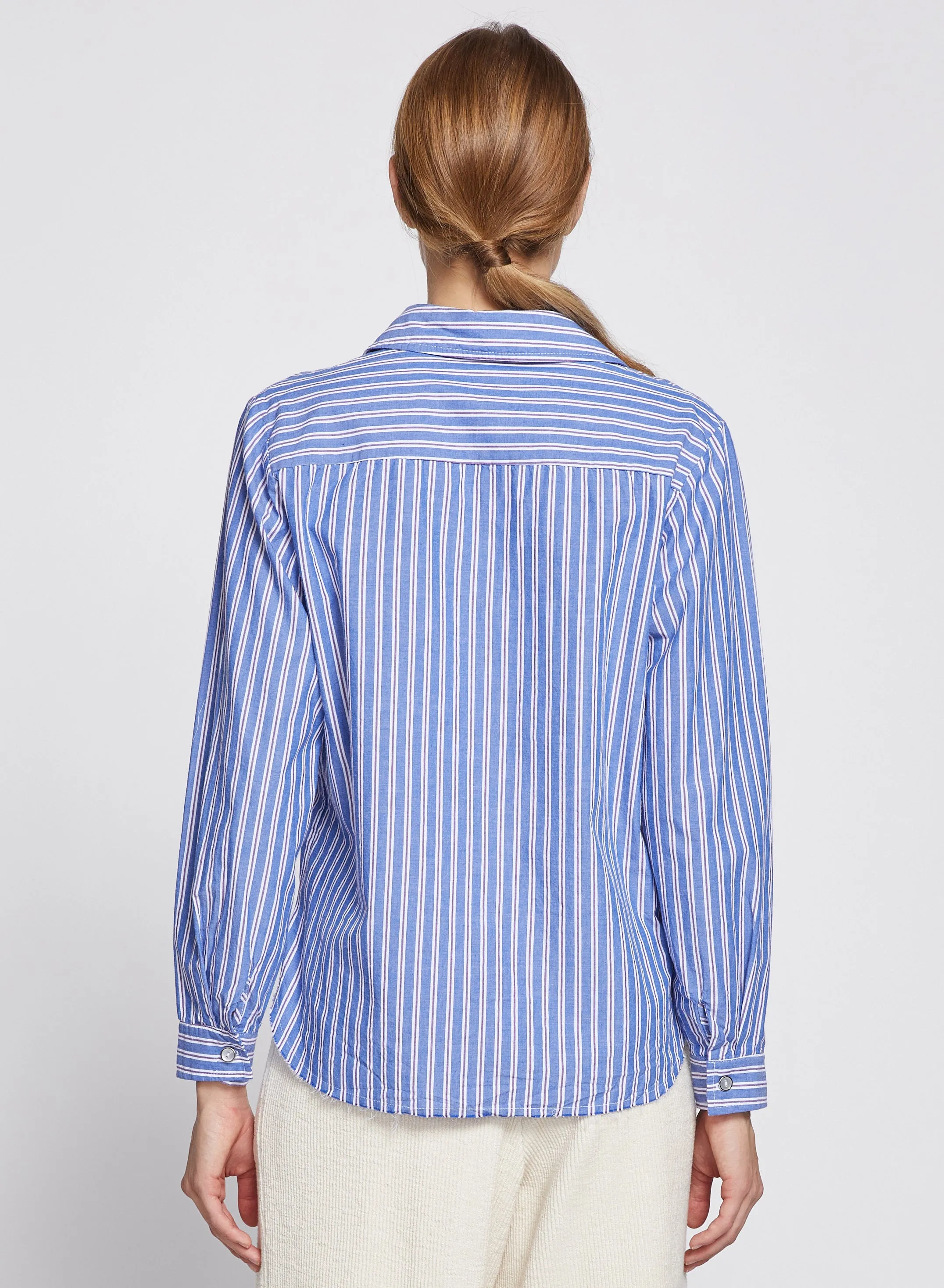 Striped Poplin Classic Shirt in Ryker sold by Stateside product image thumbnail 4