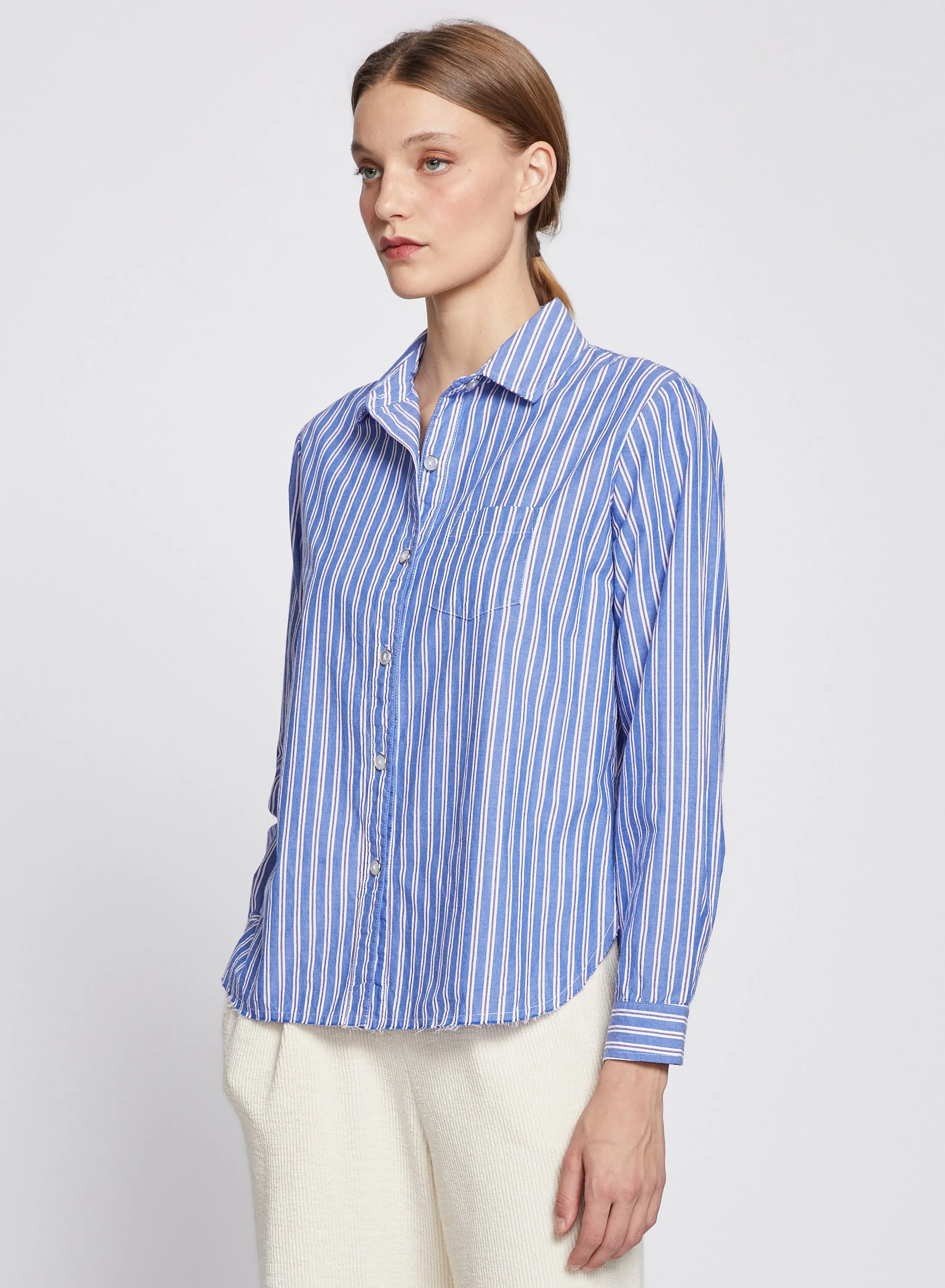 Striped Poplin Classic Shirt in Ryker sold by Stateside product image thumbnail 2