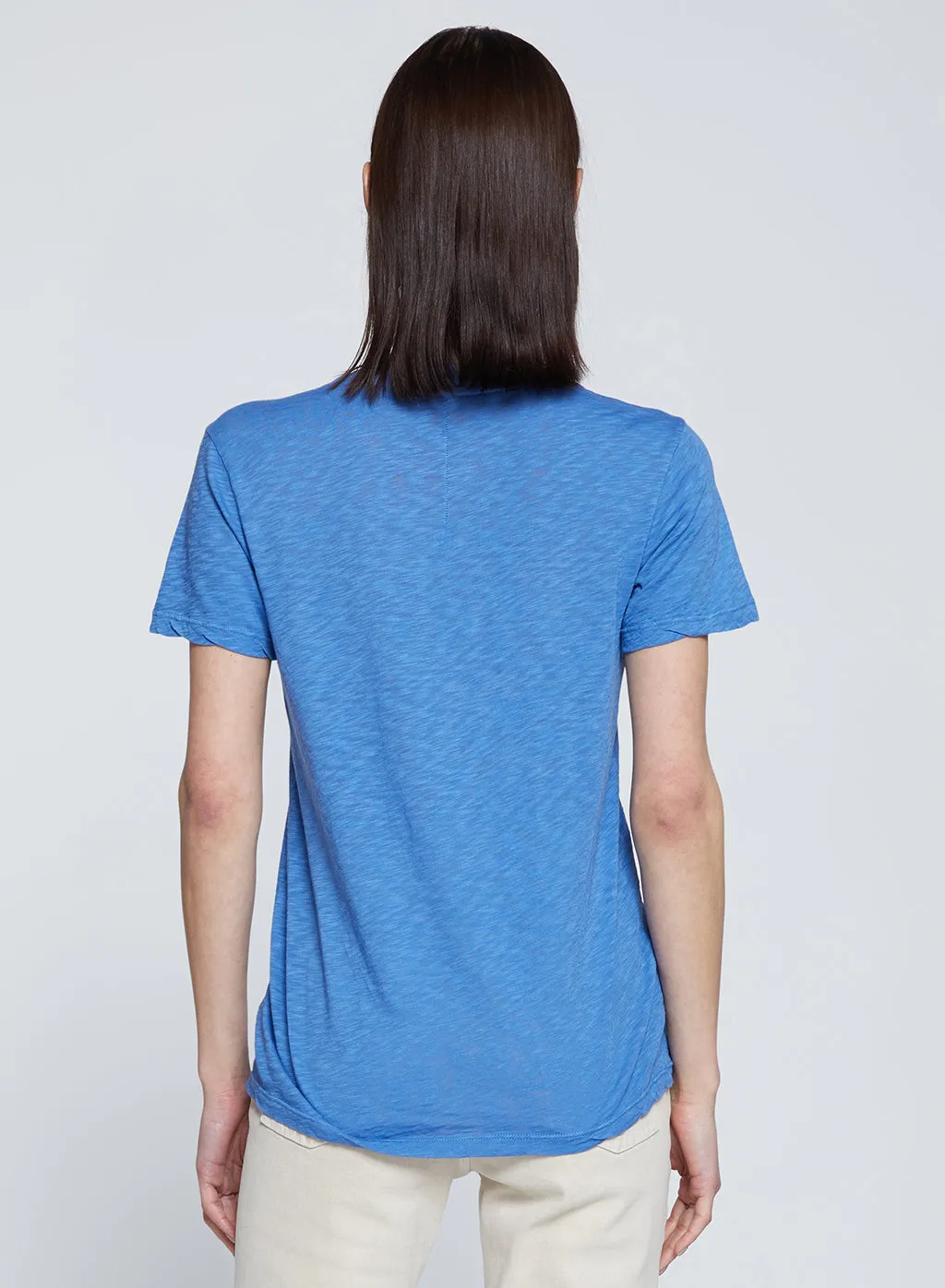 Supima Slub Short Sleeve Crew in Club Blue sold by Stateside product image thumbnail 3