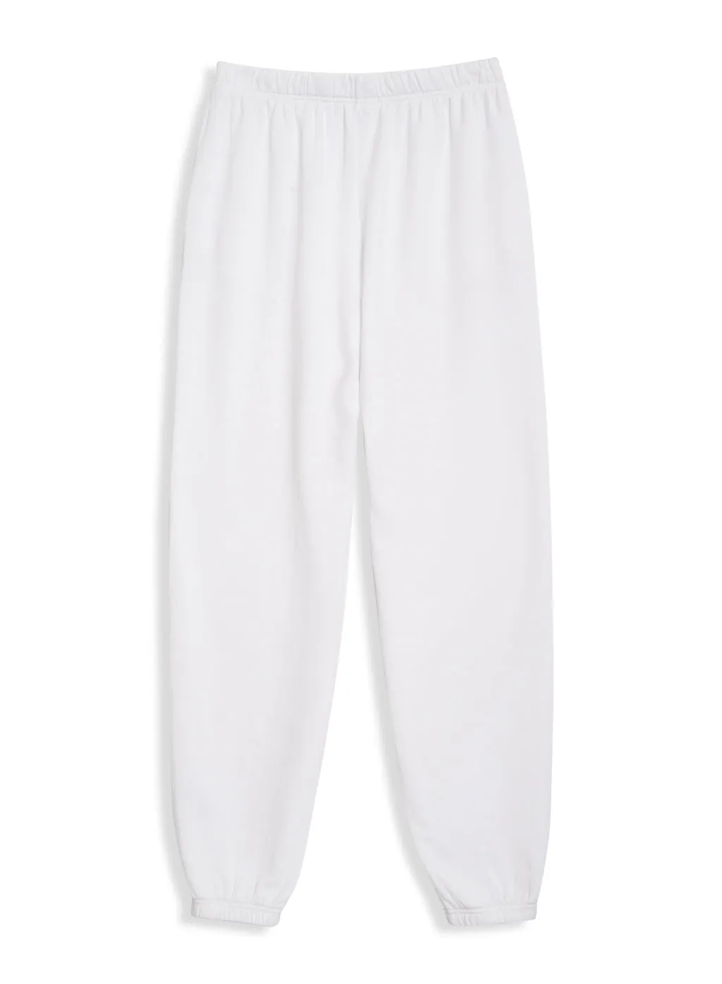 Softest Fleece Sweatpant with Pockets in White sold by Stateside product image thumbnail 2