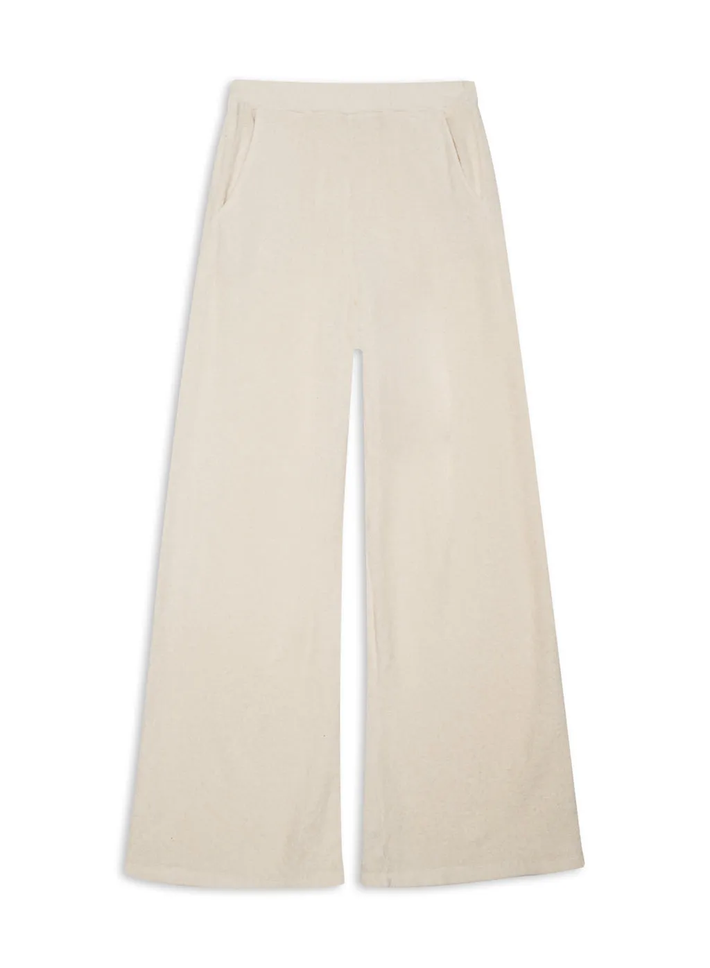 Sherpa Wide Leg Trouser in Cream sold by Stateside product image thumbnail 2