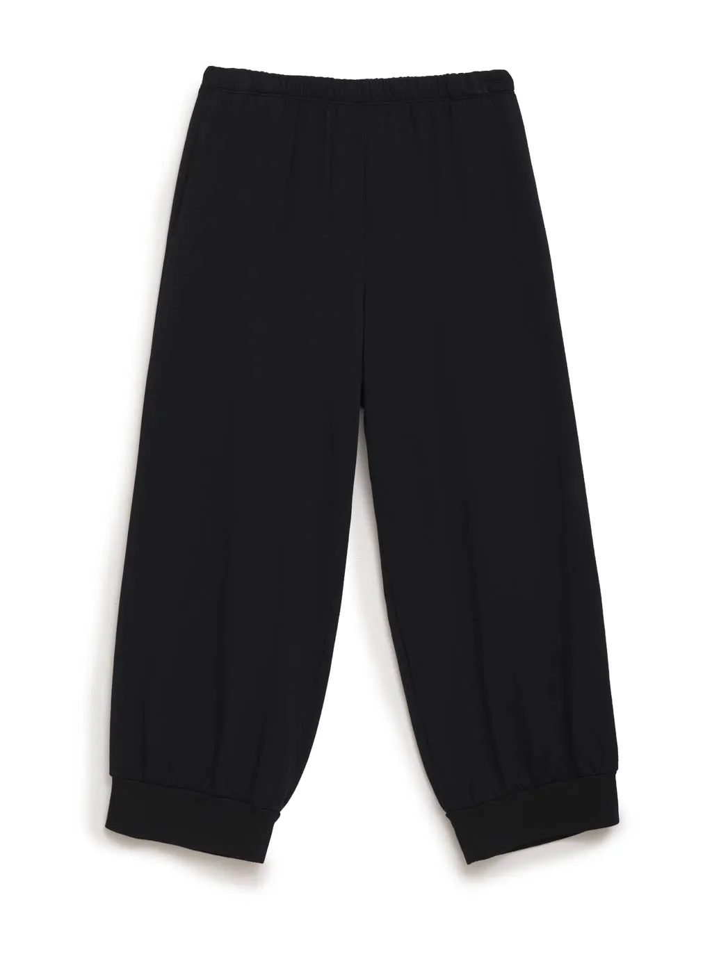Softest Fleece Wide Leg Pull-On Pant in Black sold by Stateside