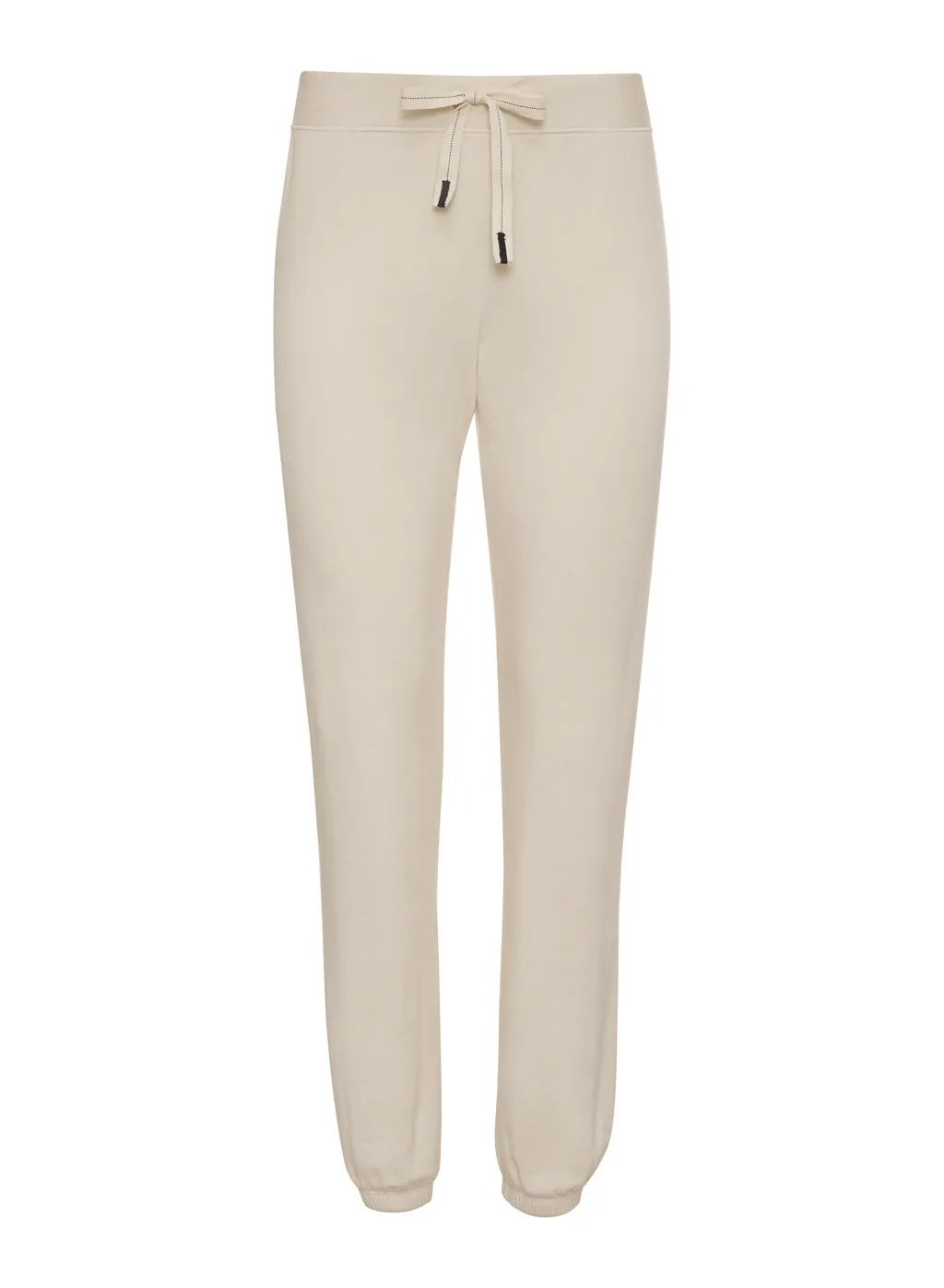 Softest Fleece Drawstring Sweatpant in Cream sold by Stateside