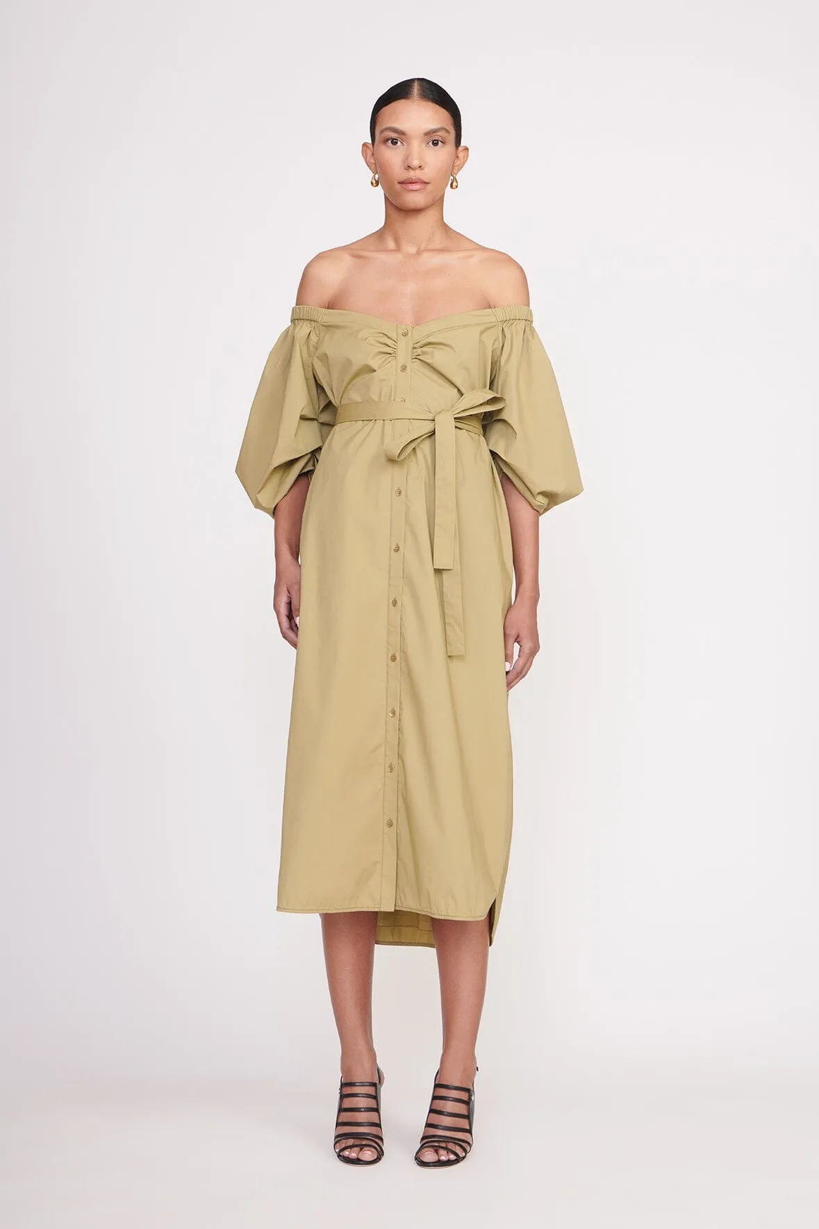 REESE DRESS | KHAKI sold by STAUD