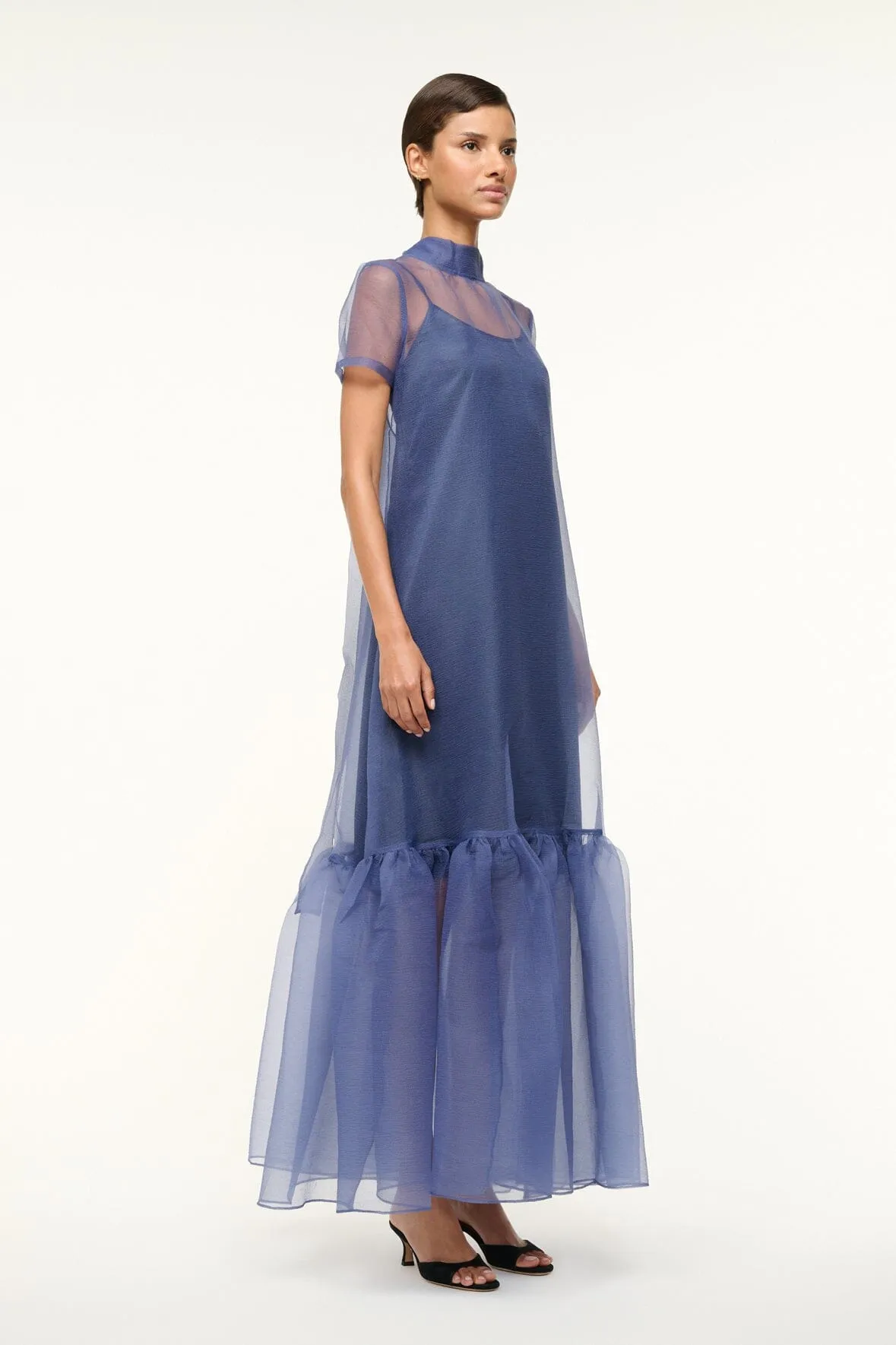 CALLUNA DRESS | NAVY sold by STAUD product image thumbnail 2