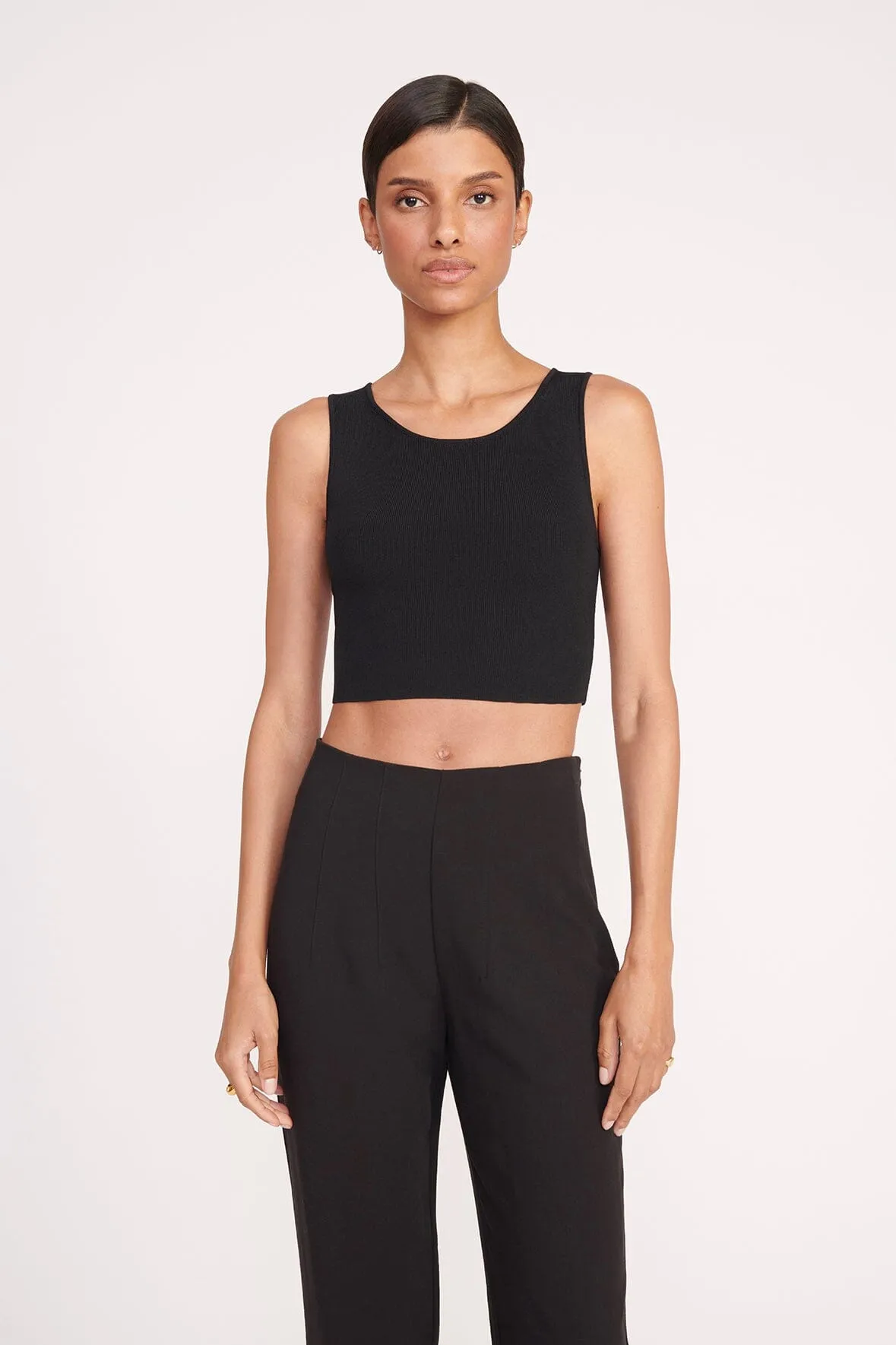 CALEB STRAIGHT LEG PANT | BLACK sold by STAUD product image thumbnail 2