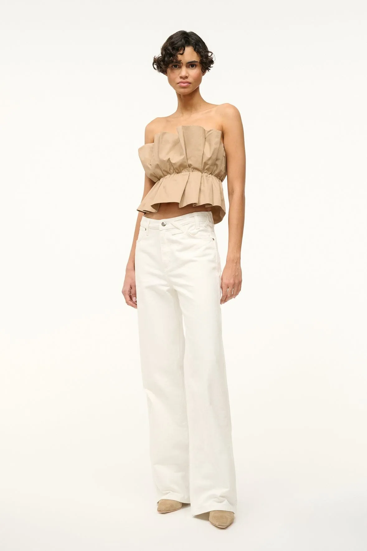 DOVER TOP | KHAKI sold by STAUD product image thumbnail 2