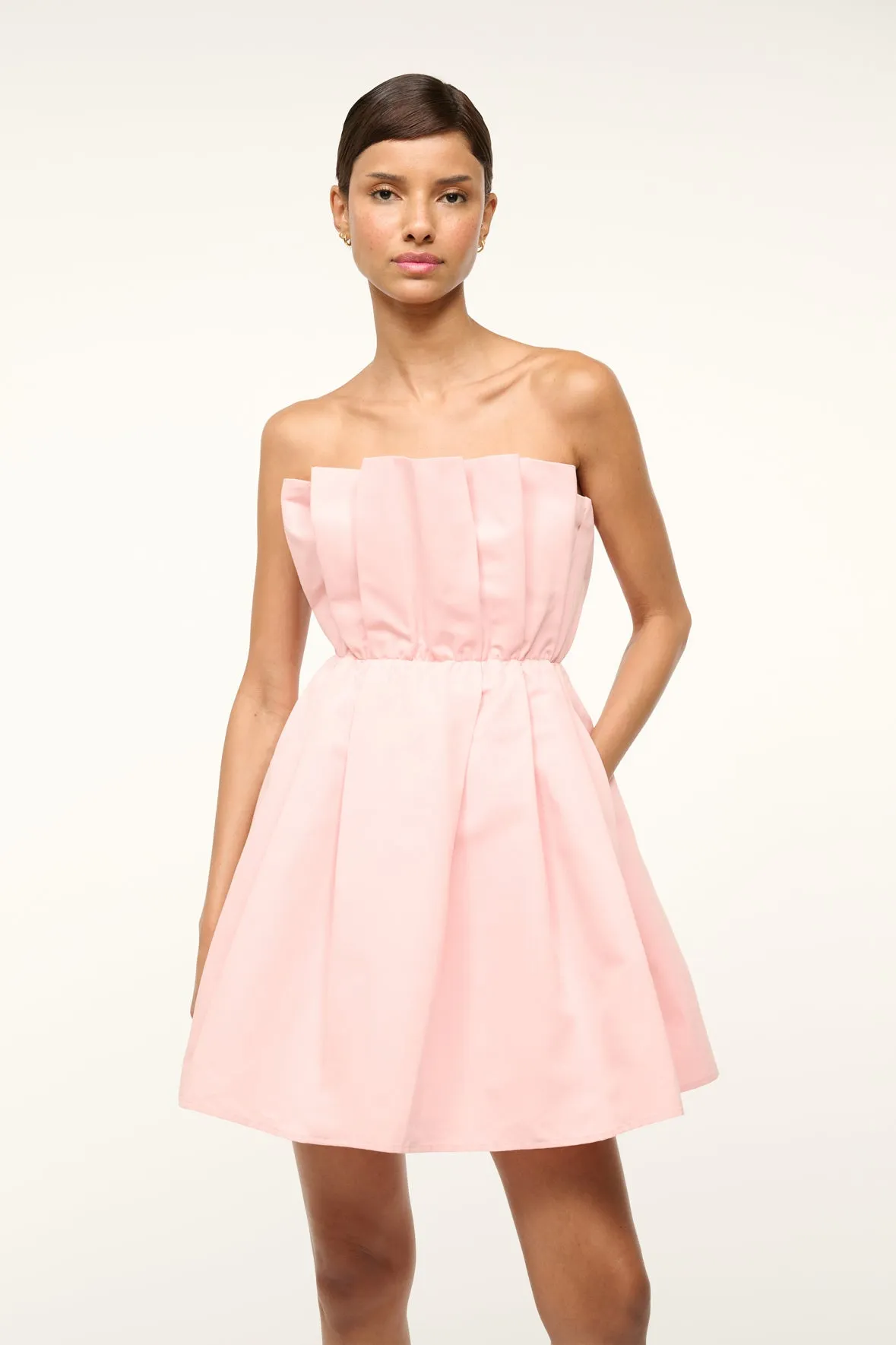 CORDELIA DRESS | POWDER PINK sold by STAUD product image thumbnail 3