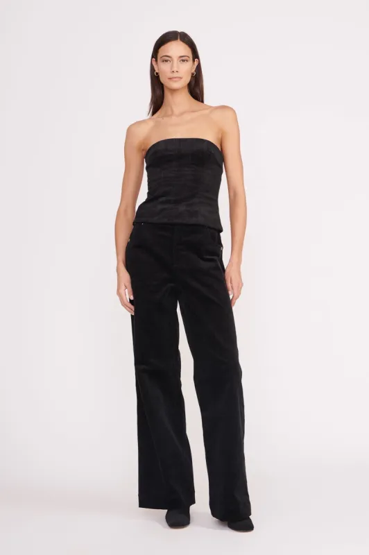 GRAYSON PANT | BLACK sold by STAUD